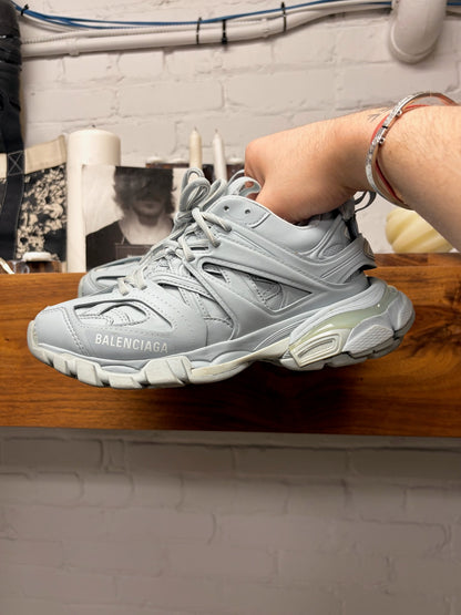 Balenciaga ‘Track Runner’ Baby Blue Low Top Athletic Sneakers