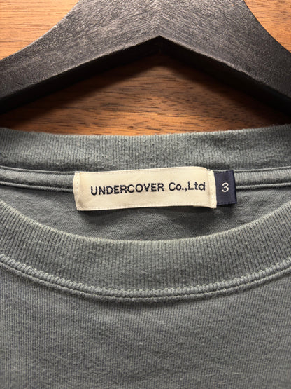 SS2022 Undercover ‘Abstract Graphic’ Blue T-Shirt
