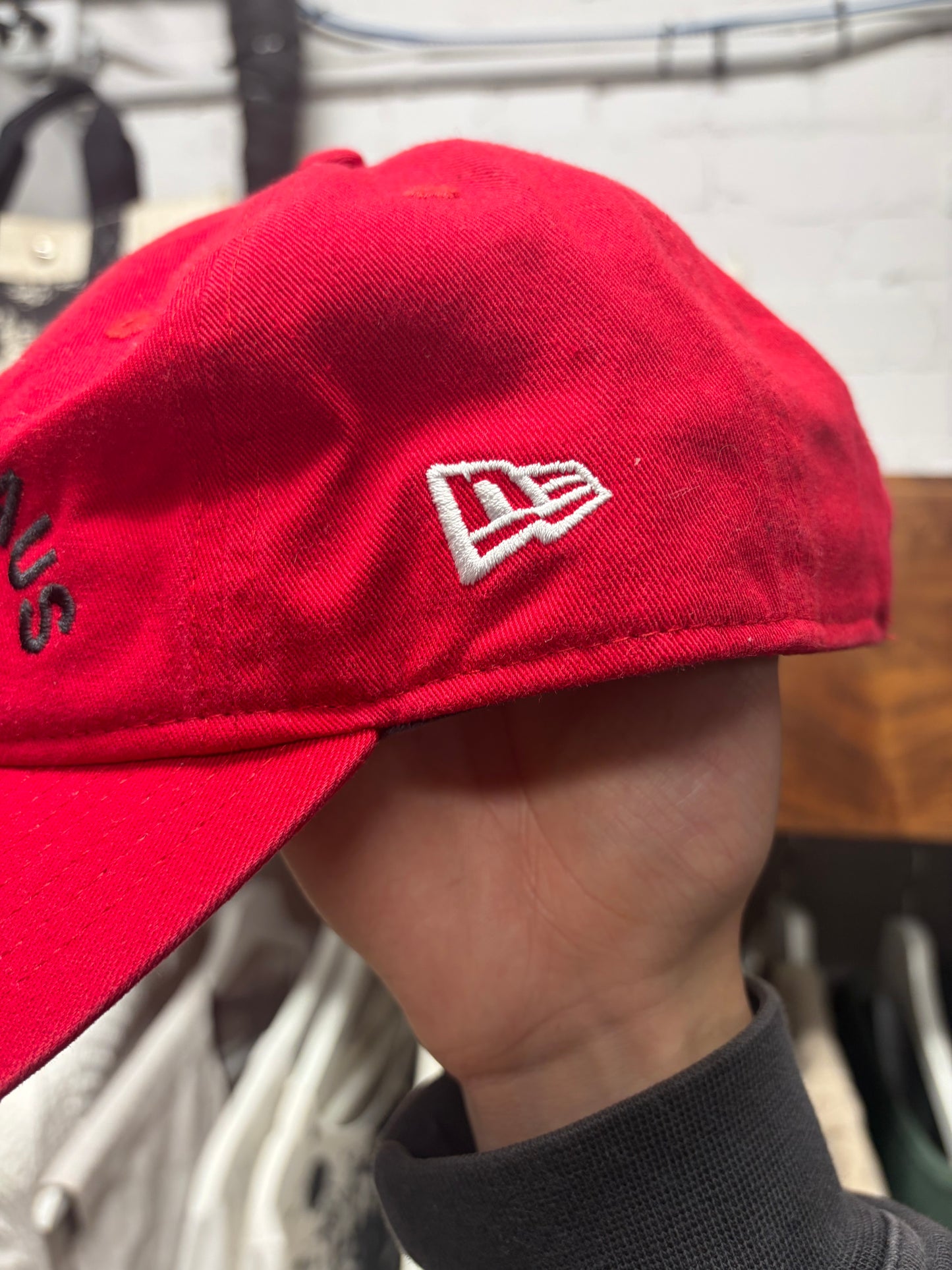 Kiko Kostadinov x Otto958 ‘Spooky Bauhaus’ Red Strap-Back Hat