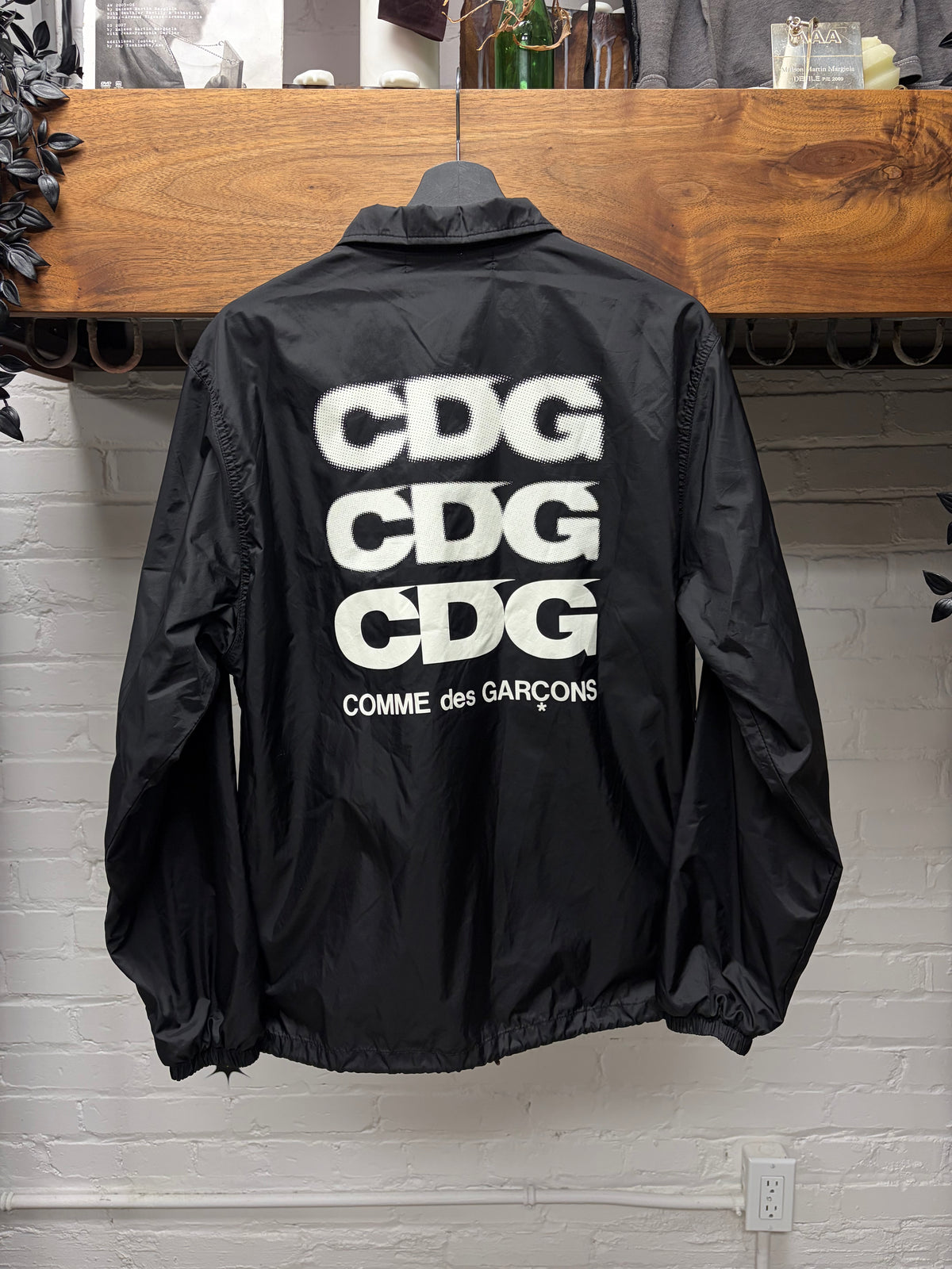 2016 Comme Des Garçons x Good Design Shop ‘CDG Logo’ Black Coaches Jacket