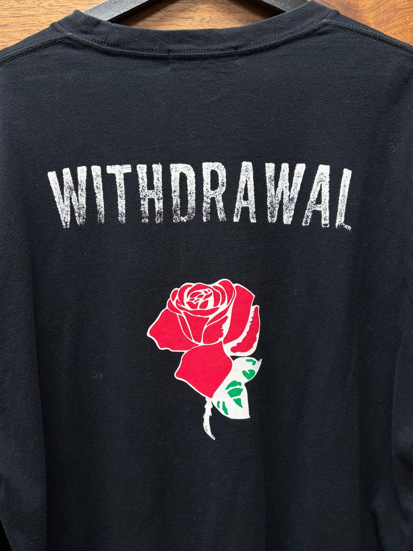 Undercover ‘Withdrawl’ Thorned Rose Black Long Sleeve Shirt