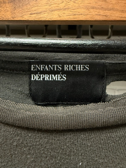 Enfants Riches Deprimes Distressed Brown Logo T-Shirt