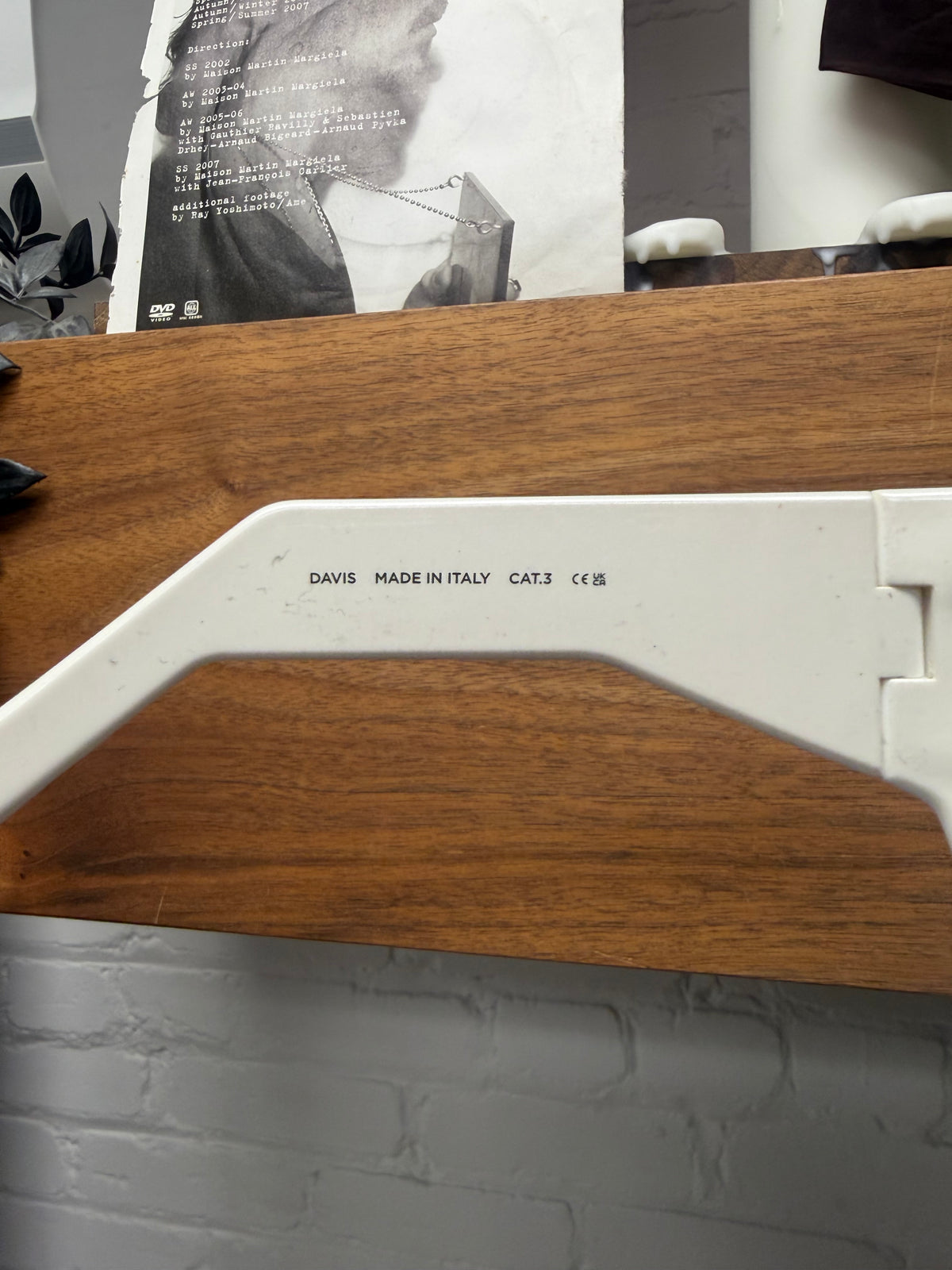 Rick Owens ‘Davis’ White Oversized Wrap Sunglasses