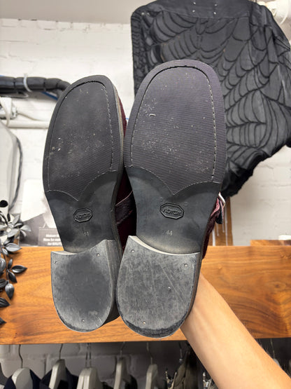 Our Legacy Bordeaux Pony-Hair ‘Camion’ Mules