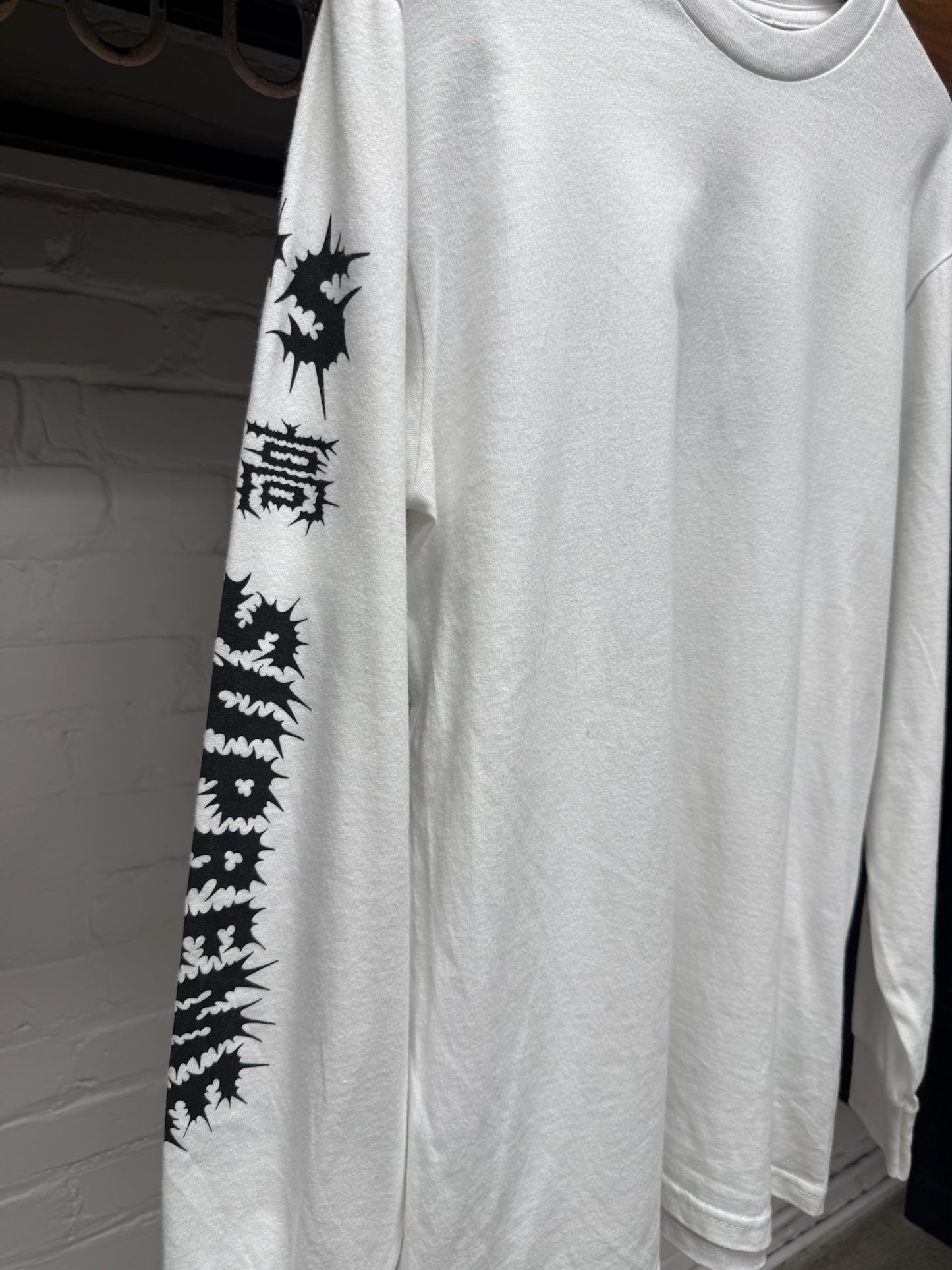 AW2025 Supreme x Yohji Yamamoto ‘Spider’ Graphic White Long Sleeve Shirt