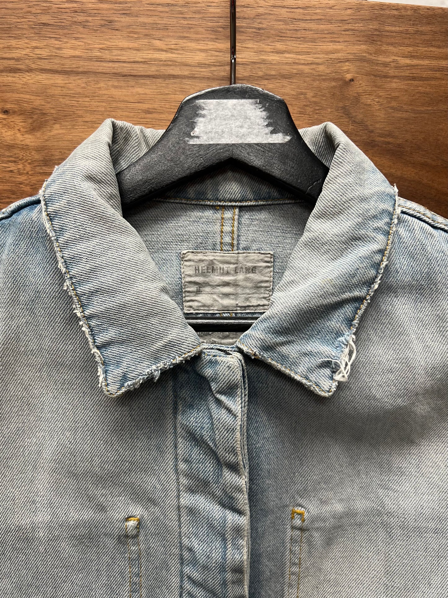 SS04 Helmut Lang Hand Painted ‘Finger Lakes’ Denim Jacket