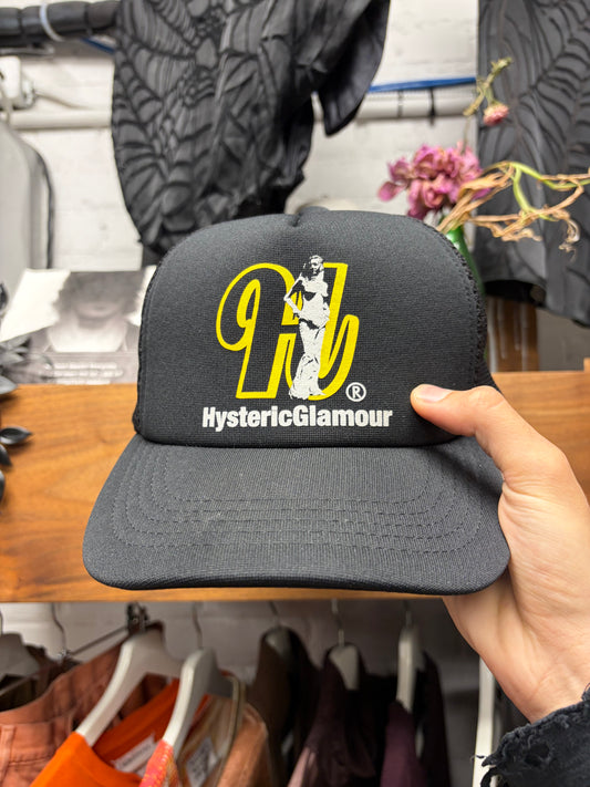Hysteric Glamour ‘H-Girl’ Black/Yellow Trucker Hat