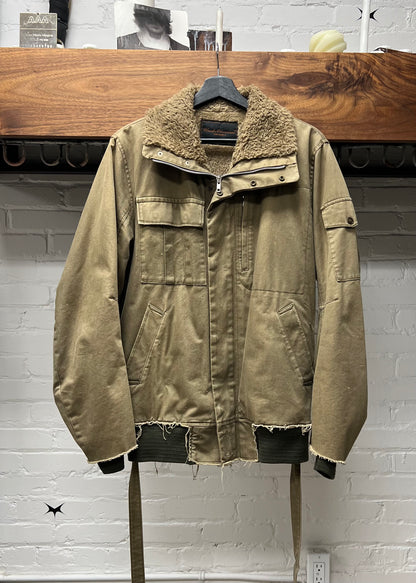 AW2005 Undercover ‘Arts & Crafts’ Shearling Lined Bomber Jacket