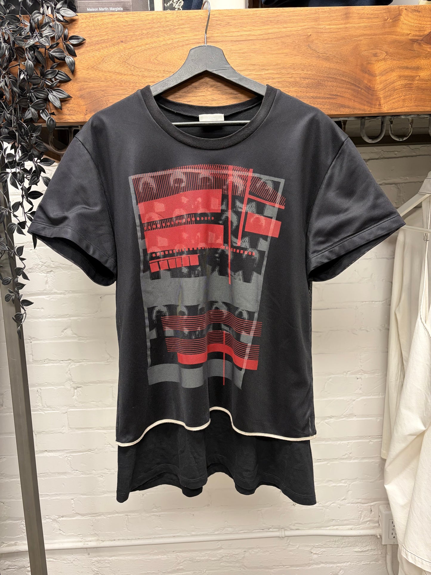 Dior Homme Double Layered Mesh T-Shirt