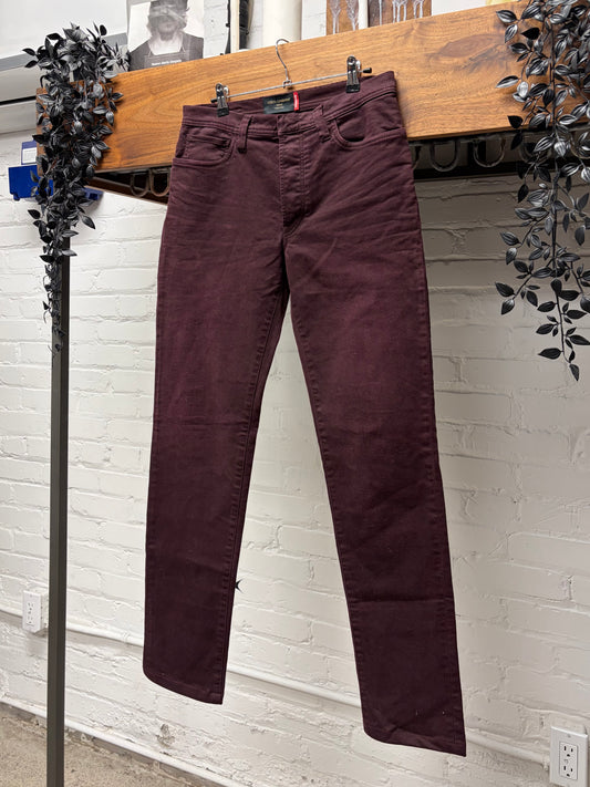Dolce & Gabbana Mainline Oxblood Red Skinny Jeans