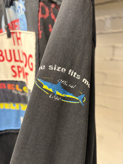 AW2019 Vetements ‘Bulldog Spirit’ Reconstructed Patchwork Hoodie