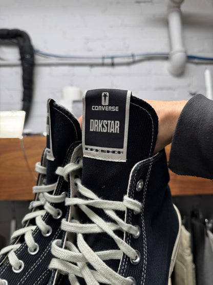 Rick Owens x Converse DRKSHDW ‘DRKSTR’ Canvas High Top Sneakers