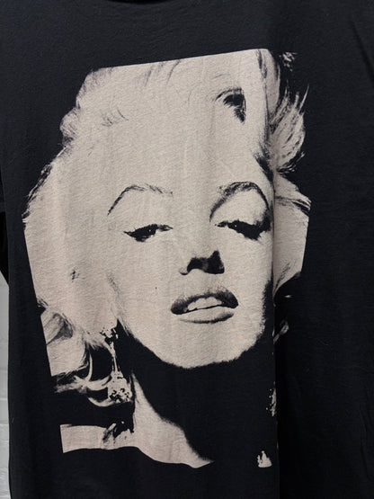 SS2016 Dries Van Noten ‘Marilyn Monroe’ Black Graphic T-Shirt