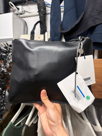 Hood By Air ‘Classics’ Embossed  Black Leather Square Pouch