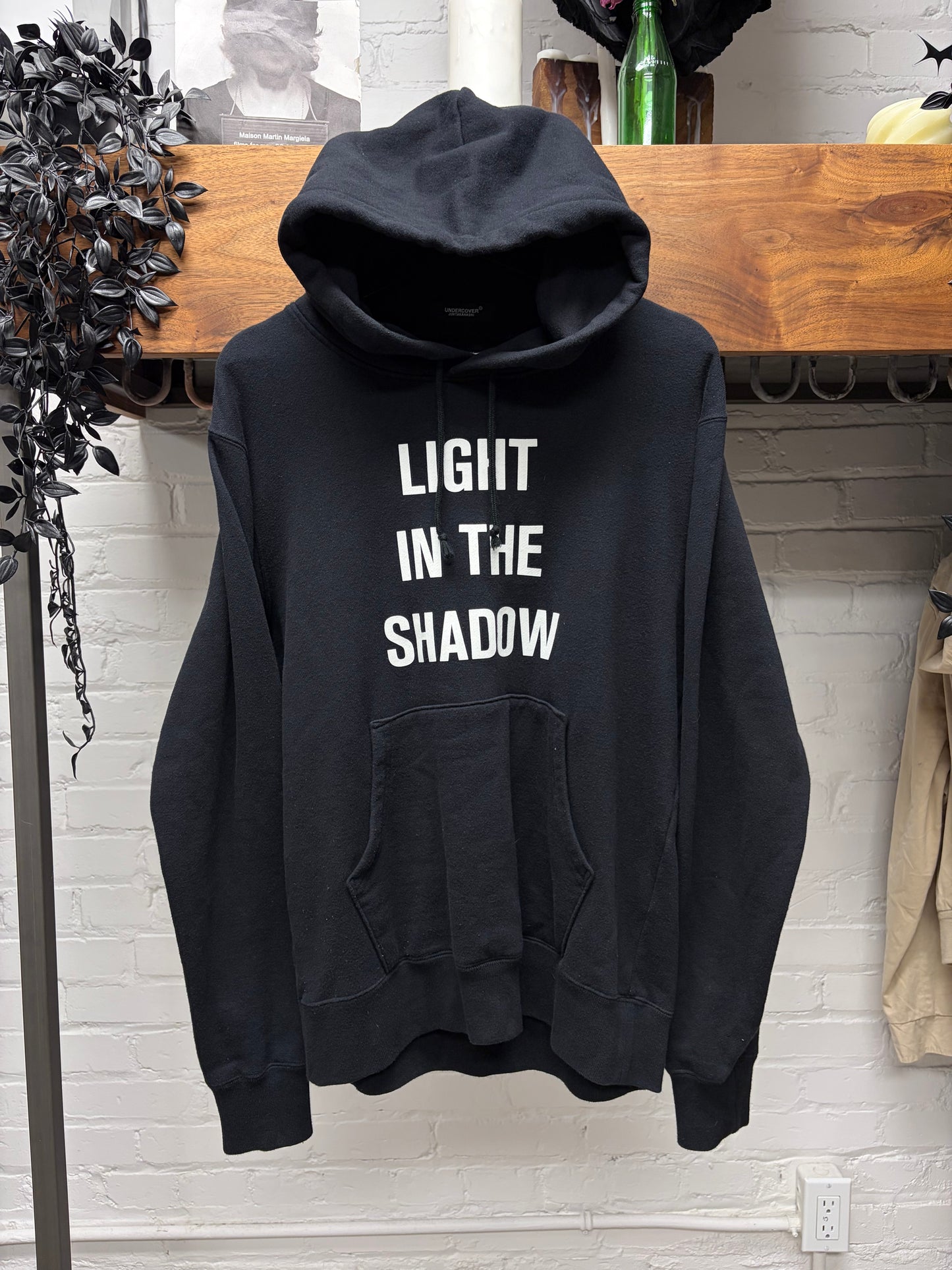 Undercover ‘Light in the Shadow’ Black/White Slogan Hoodie