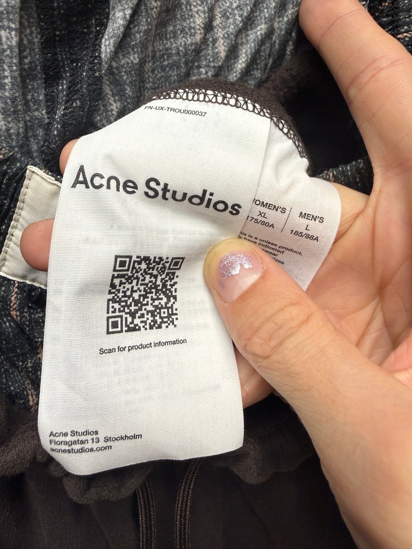 Acne Studios ‘Prowser U’ Layered Gym Logo Sweatpants