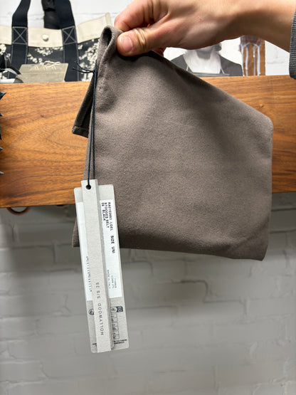 SS2025 Rick Owens ‘Hollywood’ Black Calfskin Leather ‘Stooges’ Belt