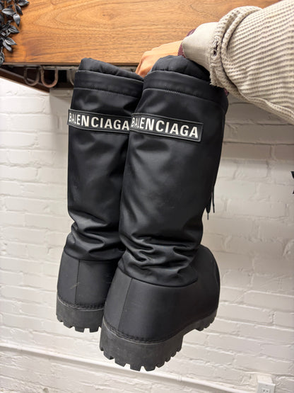 Balenciaga ‘Alaska’ Black High Top Oversized Ski Boots