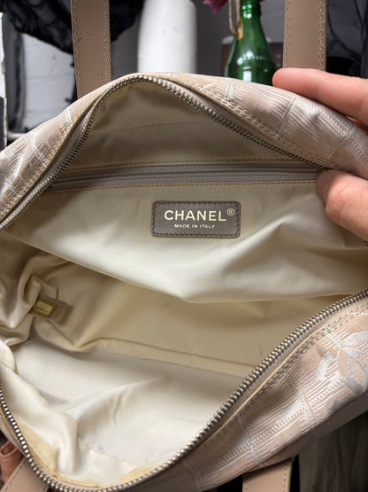2003 Chanel ‘Travel Ligne’ Mini Tan Bowling Bag