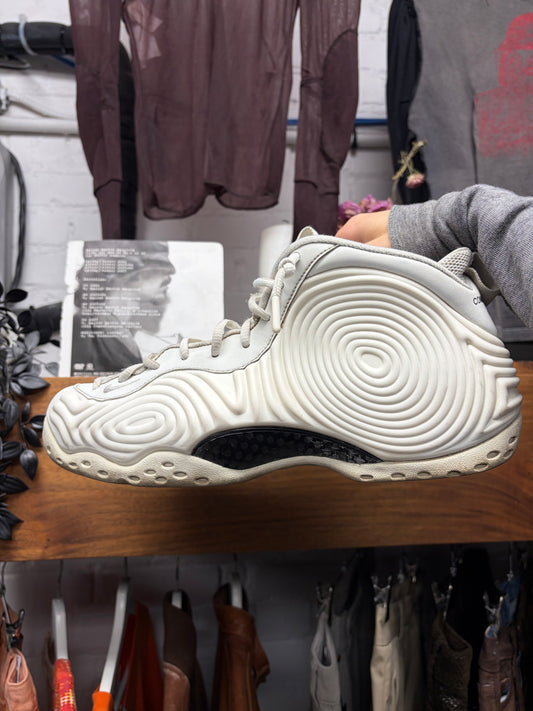 2021 Comme Des Garçons Homme Plus x Nike ‘Foamposite’ White High Top Sneakers