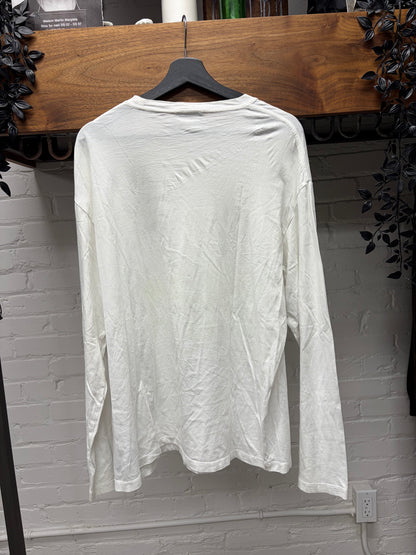 AW2020 Raf Simons ‘Solar Youth’ White Cotton Long Sleeve Shirt