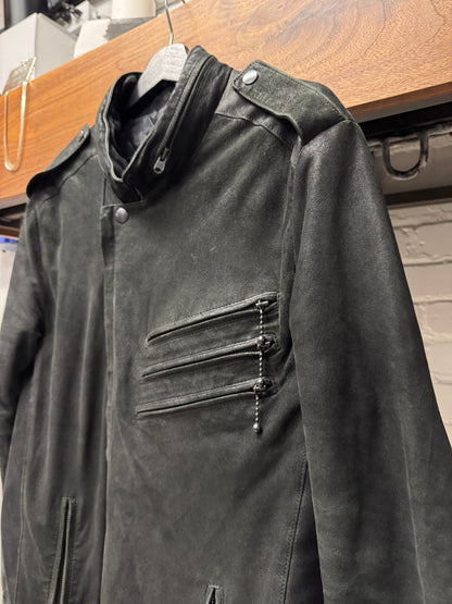 AW2004 Number (N)ine ‘Give Peace a Chance’ Lambskin Leather Jacket