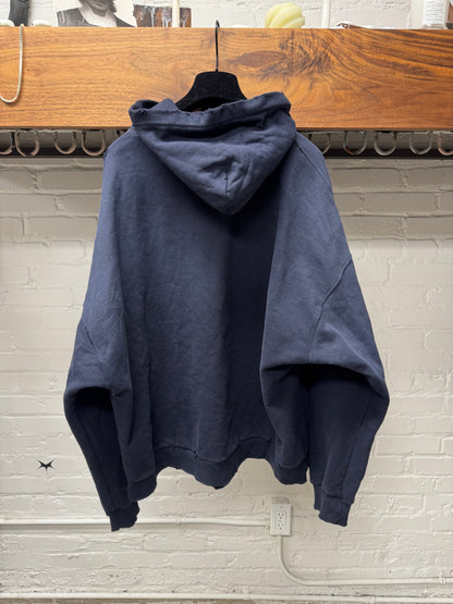 SS2022 Balenciaga ‘No Comment’ Faded & Distressed Pullover Hoodie
