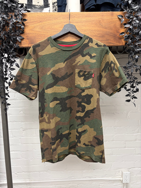 SS2017 Supreme Army Camouflage   Mini Box Logo Short Sleeve T-Shirt