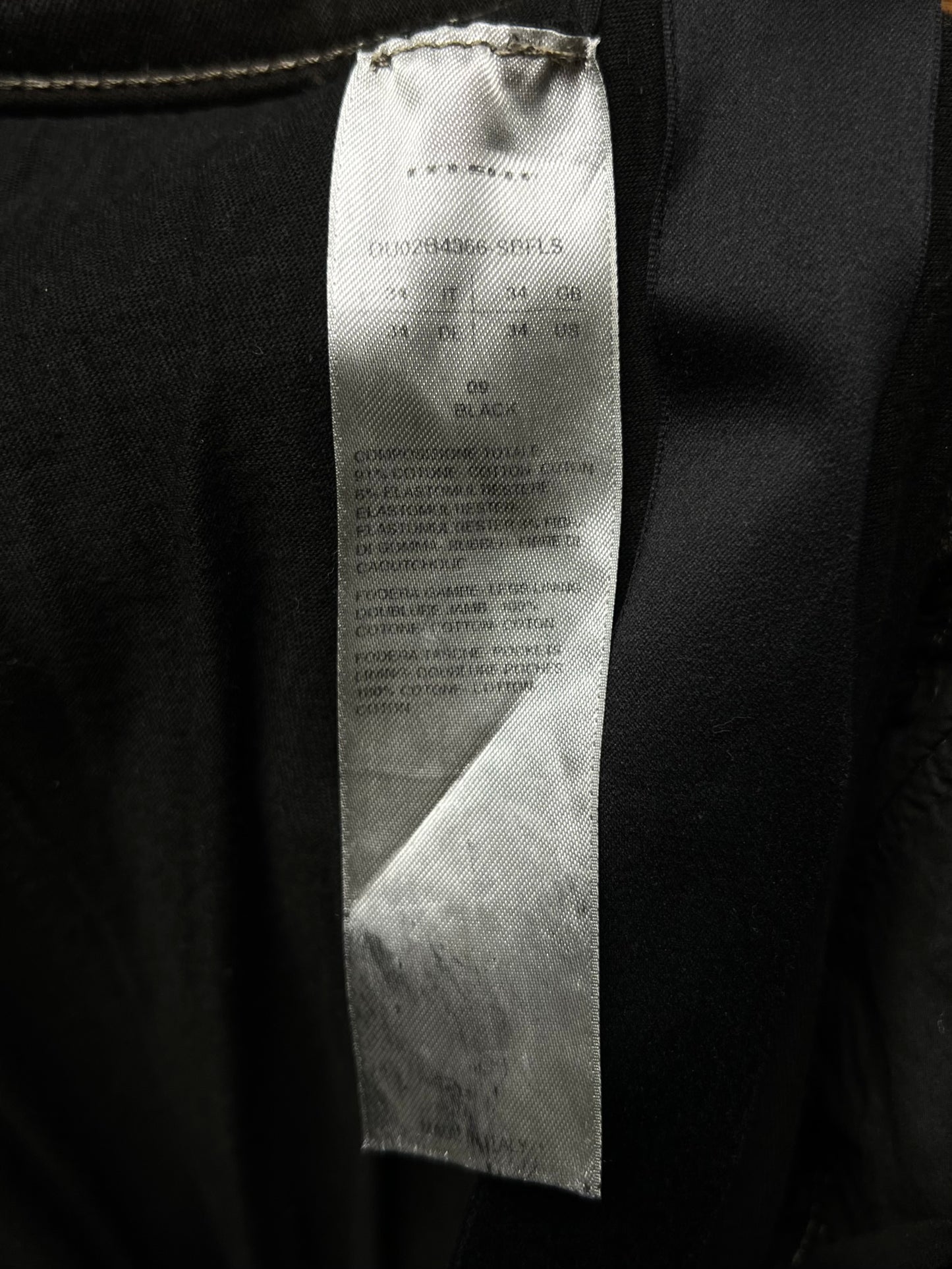Rick Owens DRKSHDW ‘Detroit Cut’ Waxed Black Slashed Distressed Denim