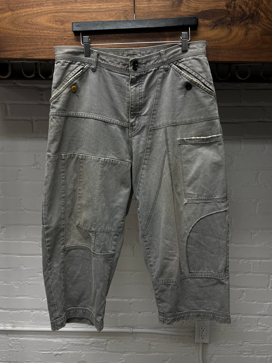 Undercover Reconstructed 3/4 Length Denim