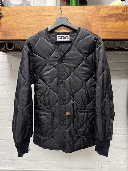 Comme Des Garçons Quilted Black Deck Jacket Liner
