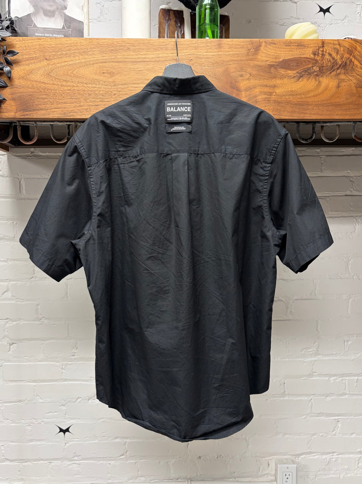 Undercover ‘Rebelgods’ Chaos/Balance Short Sleeve Button Up Shirt
