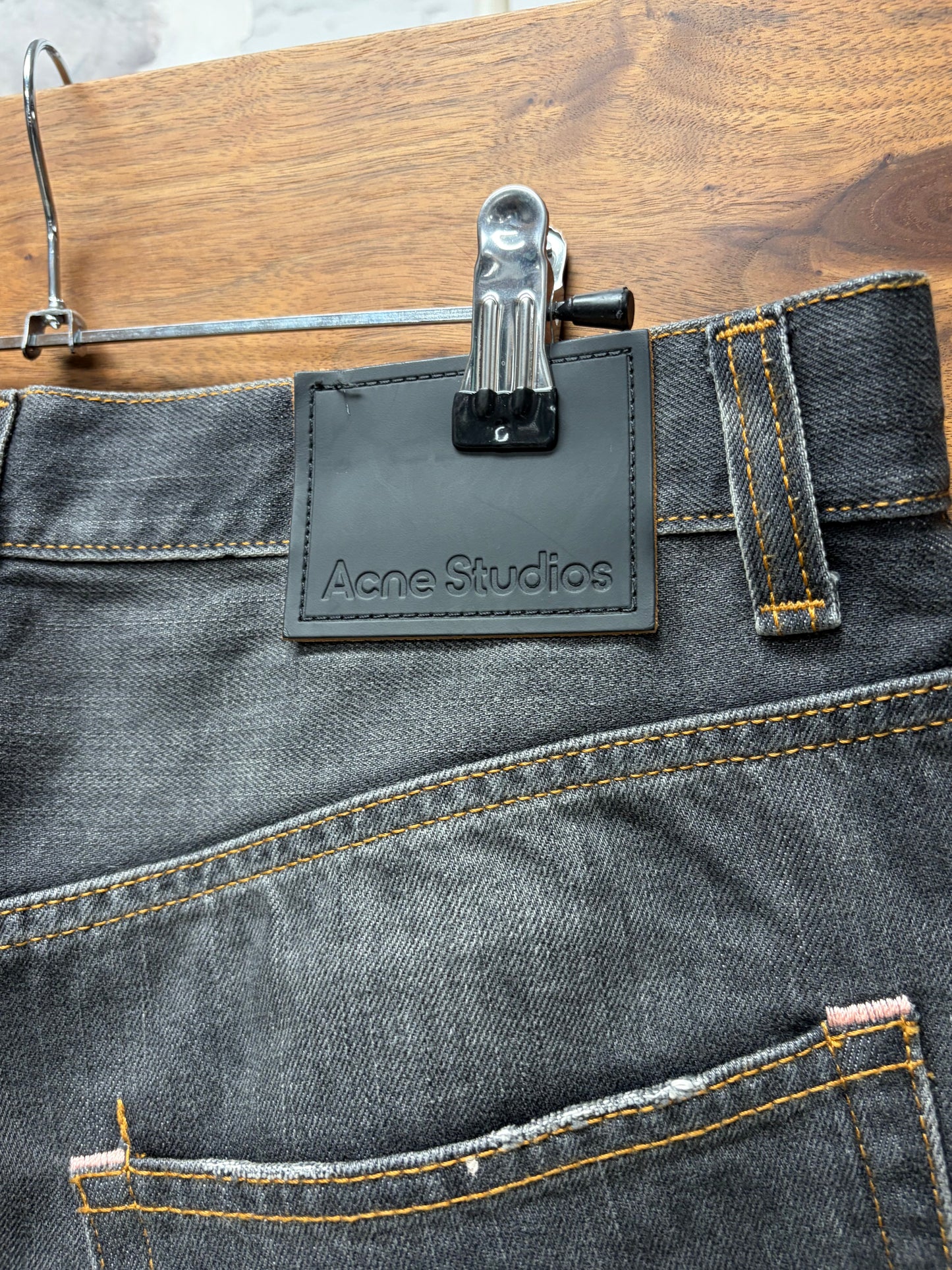 2023 Acne Studios ‘Super Baggy’  Paint Splattered Denim