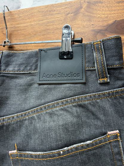 2023 Acne Studios ‘Super Baggy’  Paint Splattered Denim