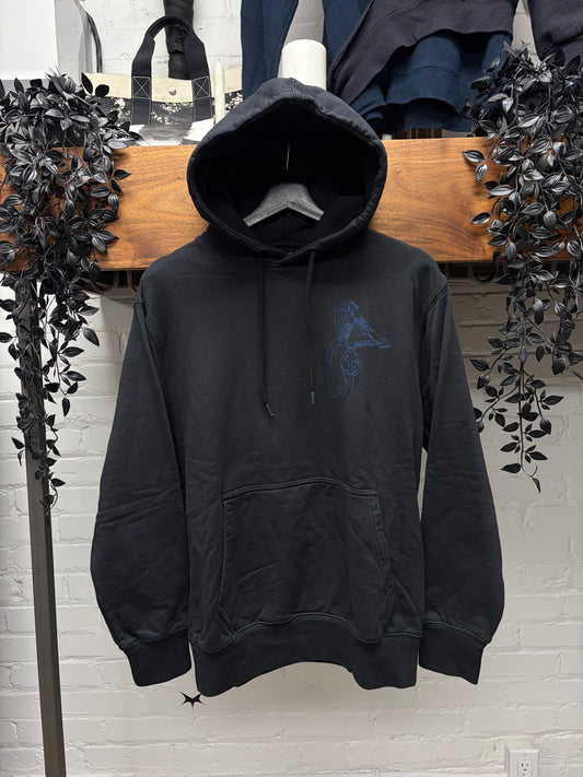 AW2018 Palace ‘Grand Master’ Black/Blue Logo Hoodie