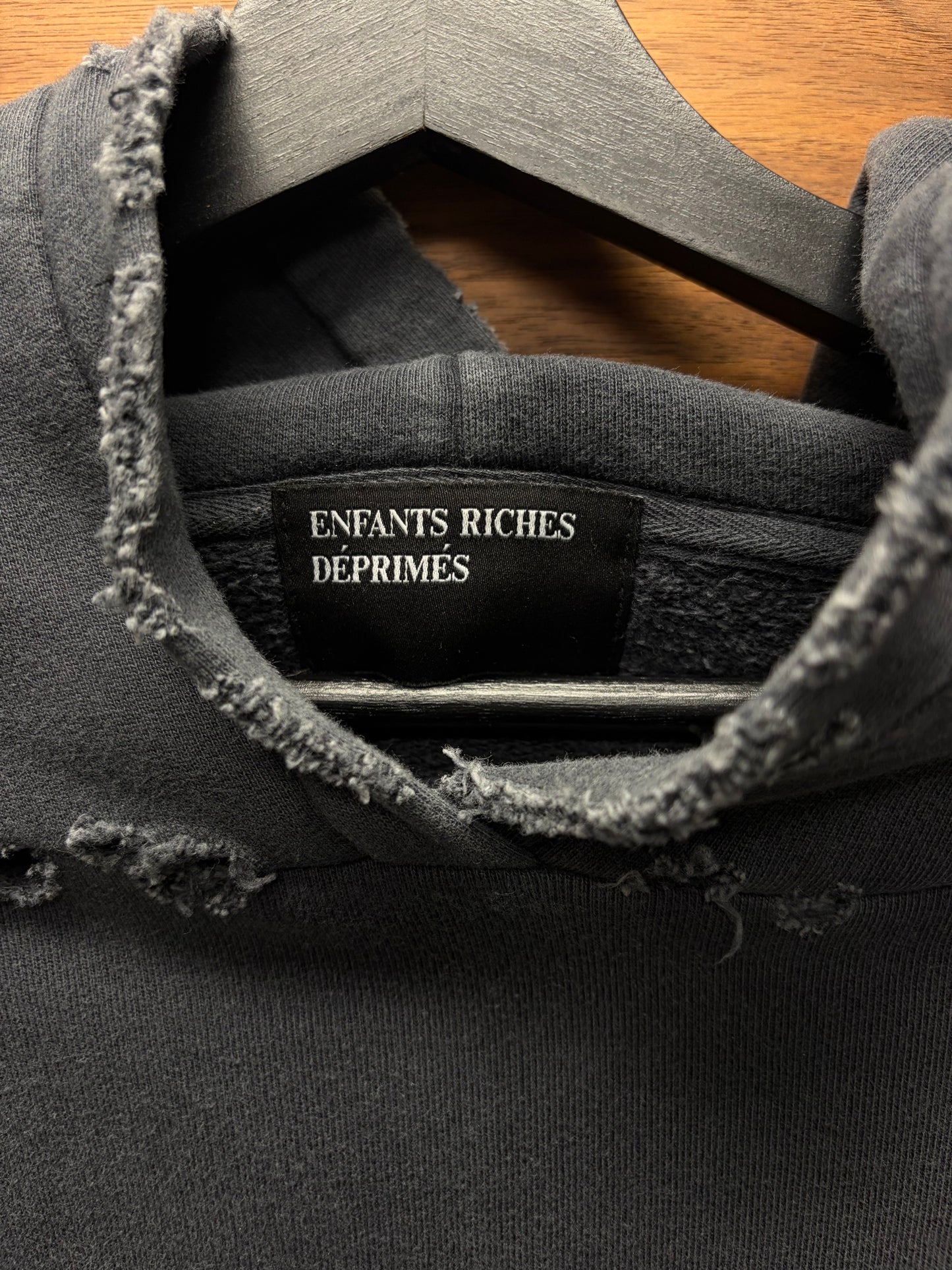 Enfants Riches Deprimes Classic Distressed Logo Pullover Hoodie