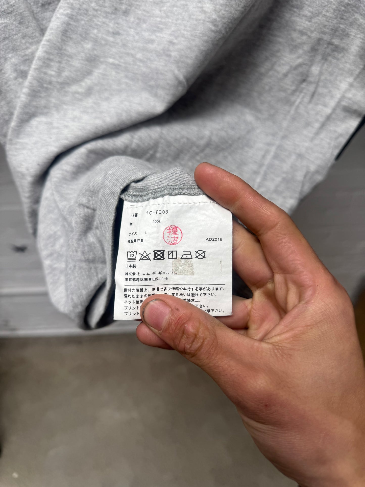 2018 Comme Des Garçons ‘Black’ Graphic T-Shirt