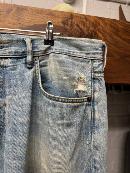 Acne Studios ‘1991’ Light Wash Blue Wide Leg Denim