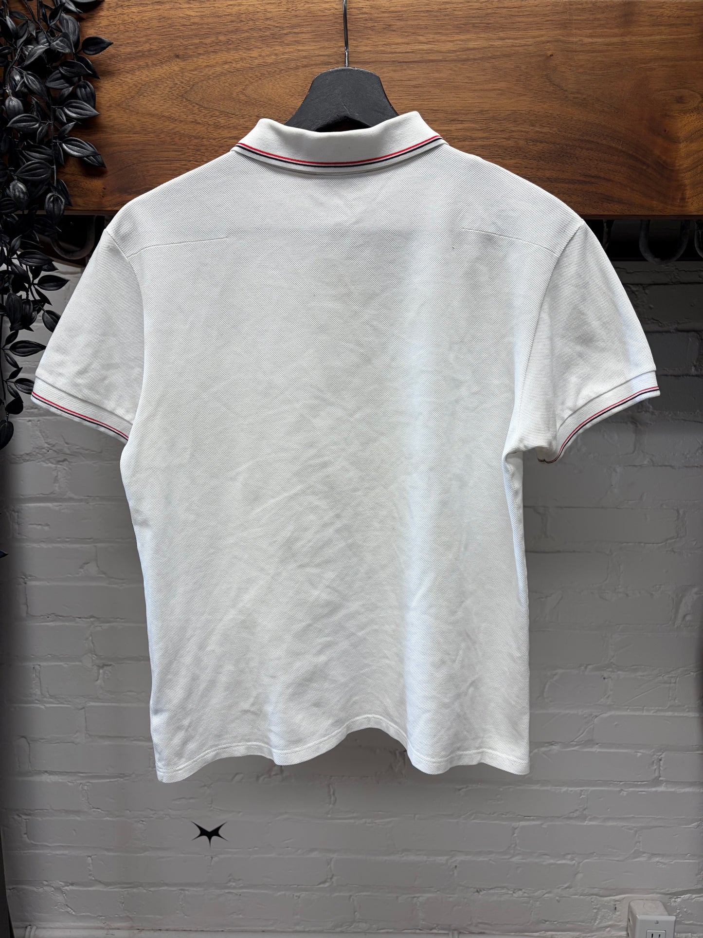 Dior Homme ‘Patch Logo’ White/Red Polo