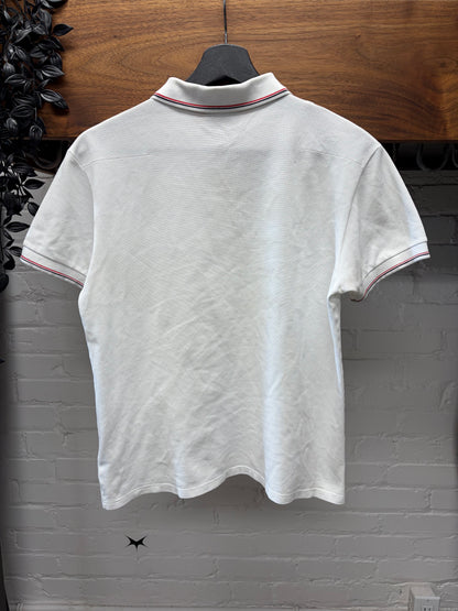 Dior Homme ‘Patch Logo’ White/Red Polo