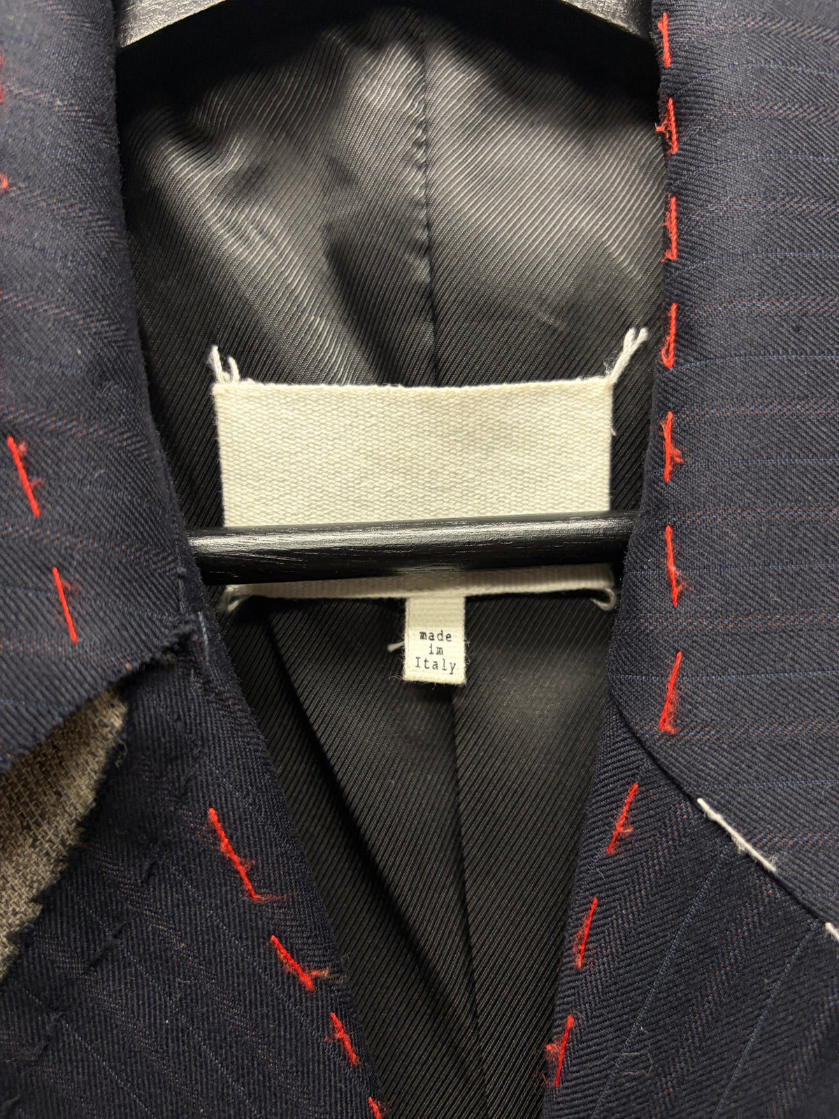 AW2019 Maison Margiela by John Galliano ‘Suiting’ Deconstructed Pinstripe Blazer