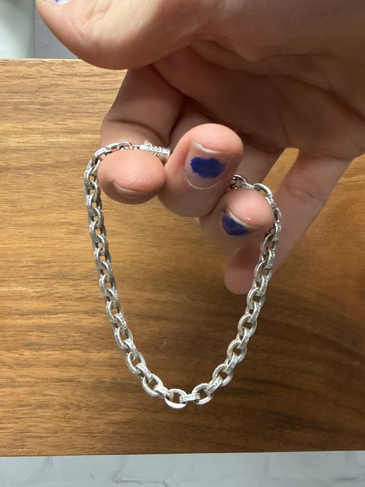 Chrome Hearts ‘Paper Chain’ .925 Silver Bracelet