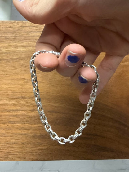 Chrome Hearts ‘Paper Chain’ .925 Silver Bracelet