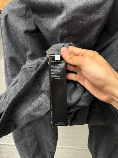 SS2025 Balenciaga ‘Trompe L’œil’ Zip Up Hoodie