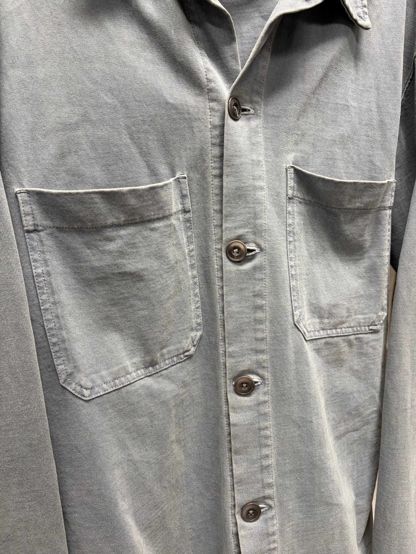 Lemaire ‘50s-60s Inspired’ Faded Grey Workwear Denim Overshirt