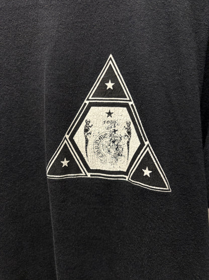 Vintage Chrome Hearts Foti ‘Pyramid’ Black Graphic T-Shirt