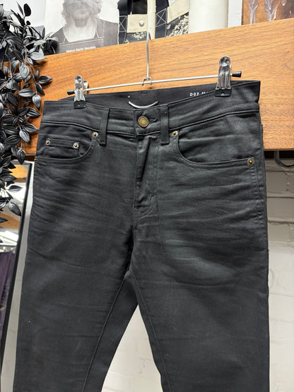 2020 Saint Laurent ‘D02’ Unaltered Black Skinny Jeans