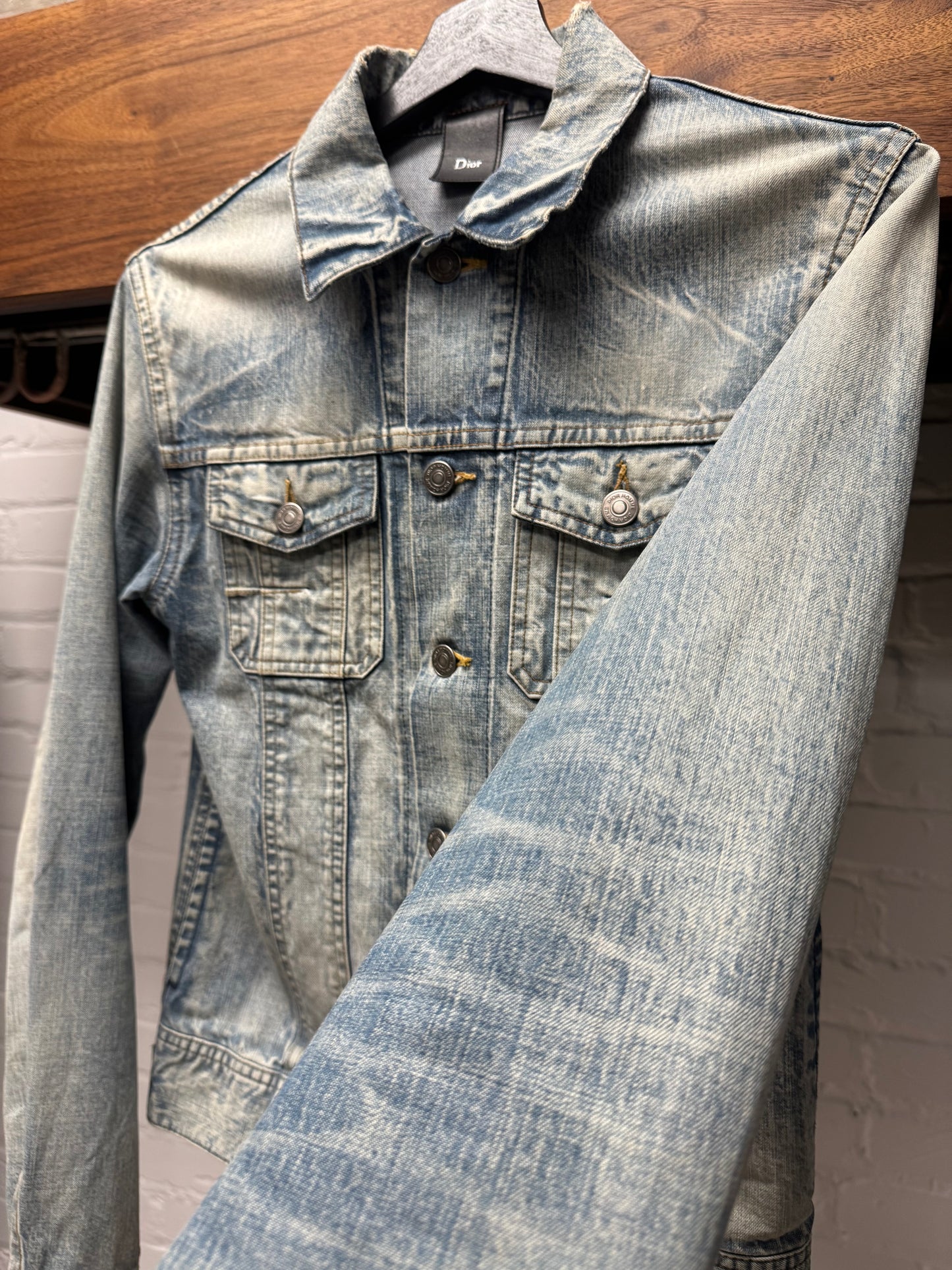 Dior Homme by Kris Van Assche ‘Light Wash Blue’ Denim Trucker Jacket