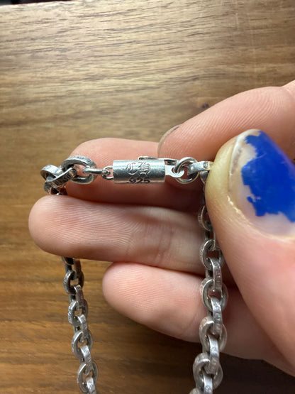 Chrome Hearts ‘Paper Chain’ .925 Silver Bracelet