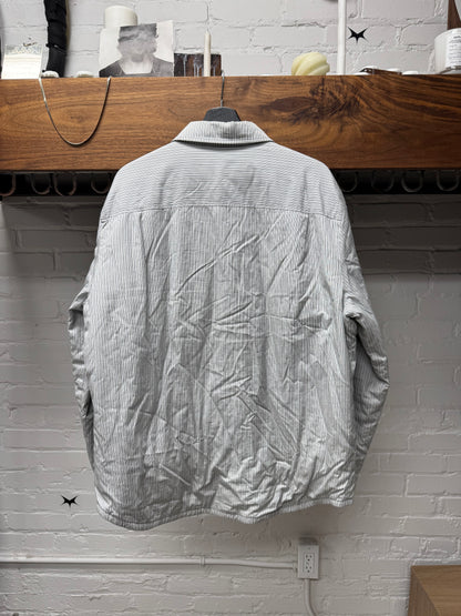 Helmut Lang Pinstripe Quilted Padding Work Jacket